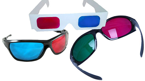 3D Rigid Body Simulation Tutorial Figure 2 - Anaglyph glasses